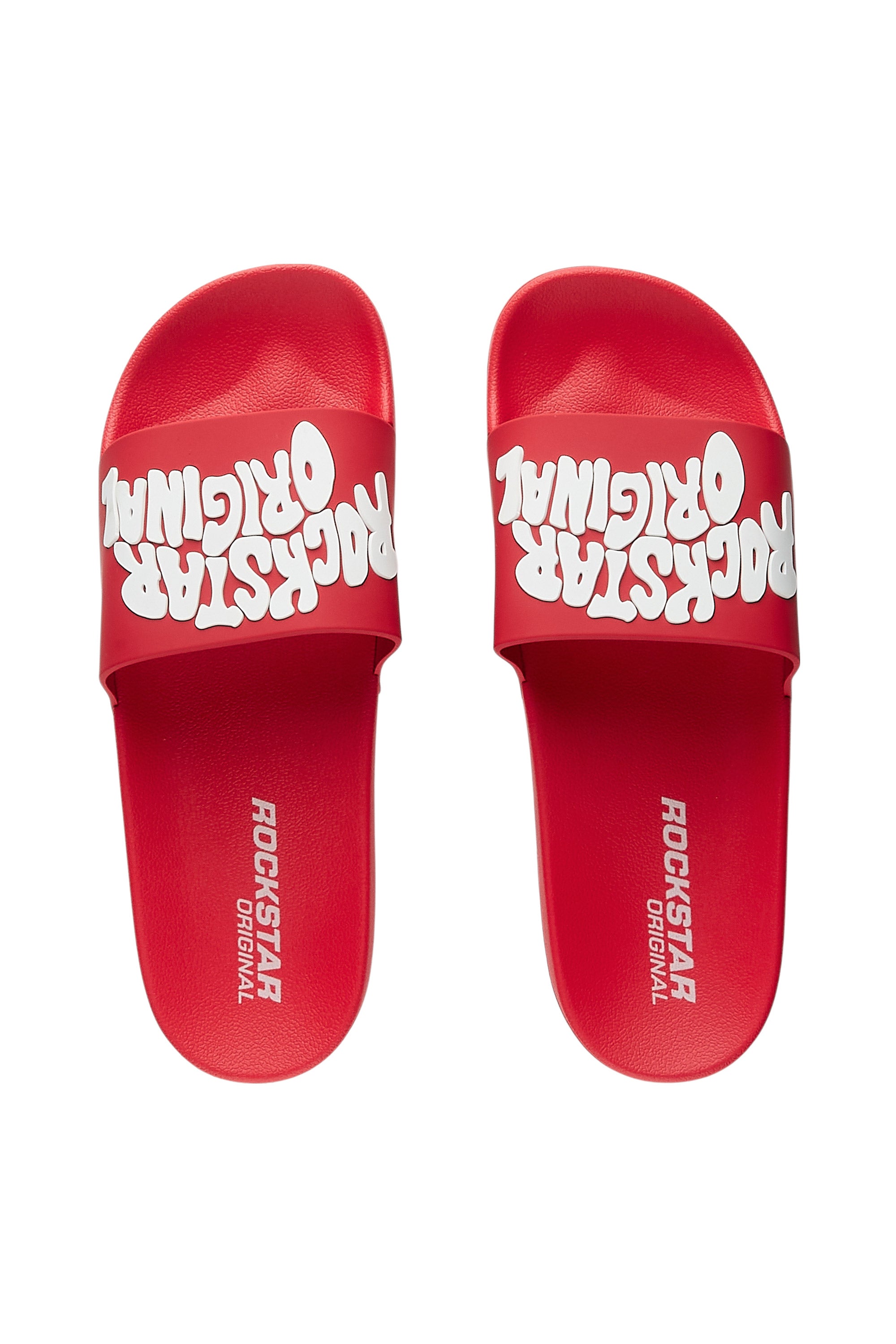 Boys Shift 2.0 Red/White Slides