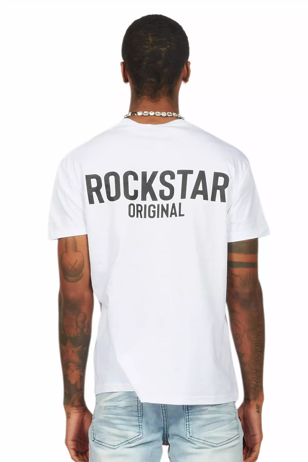 Sana White/Black Graphic T-Shirt