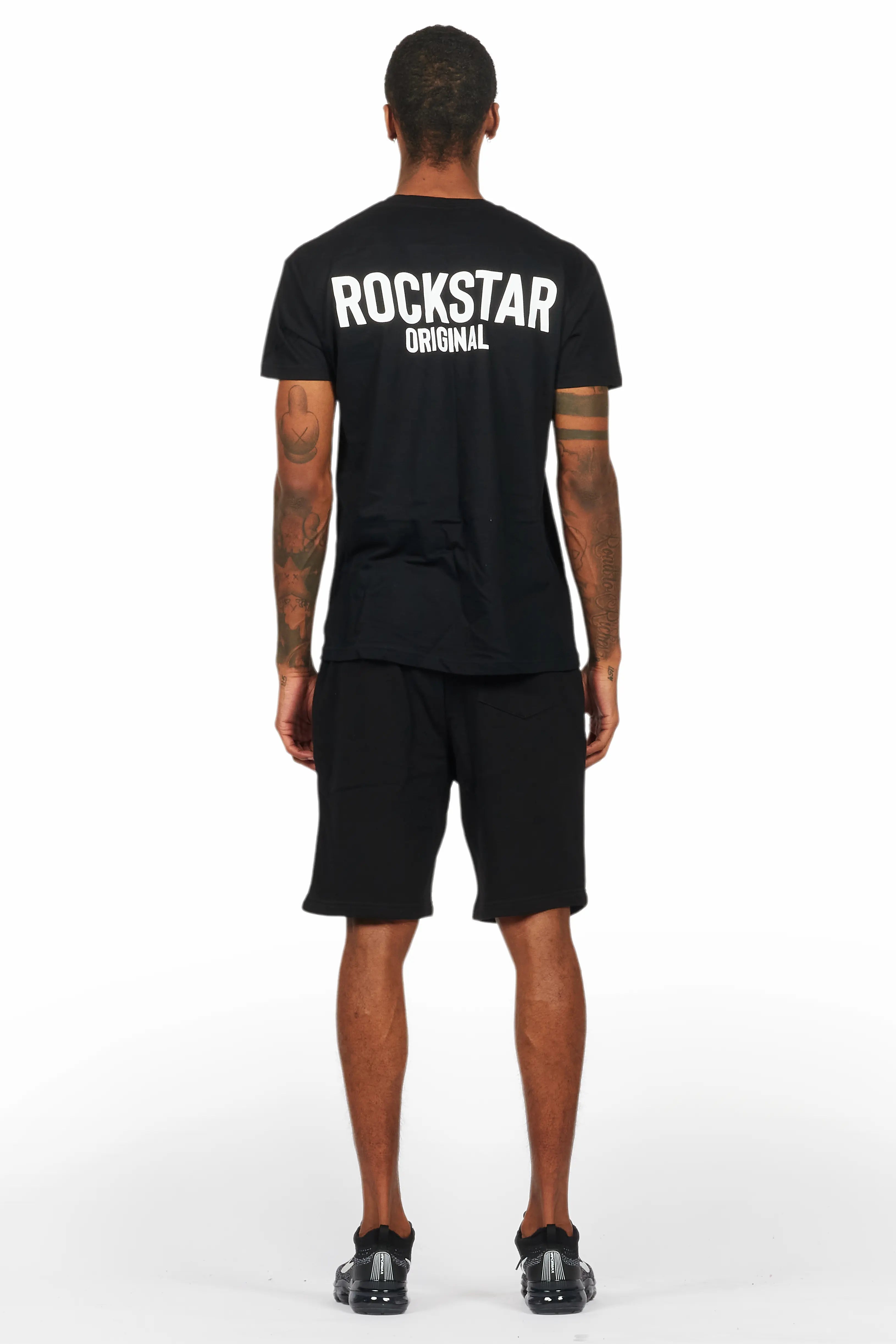 Sana Black/White Short Set