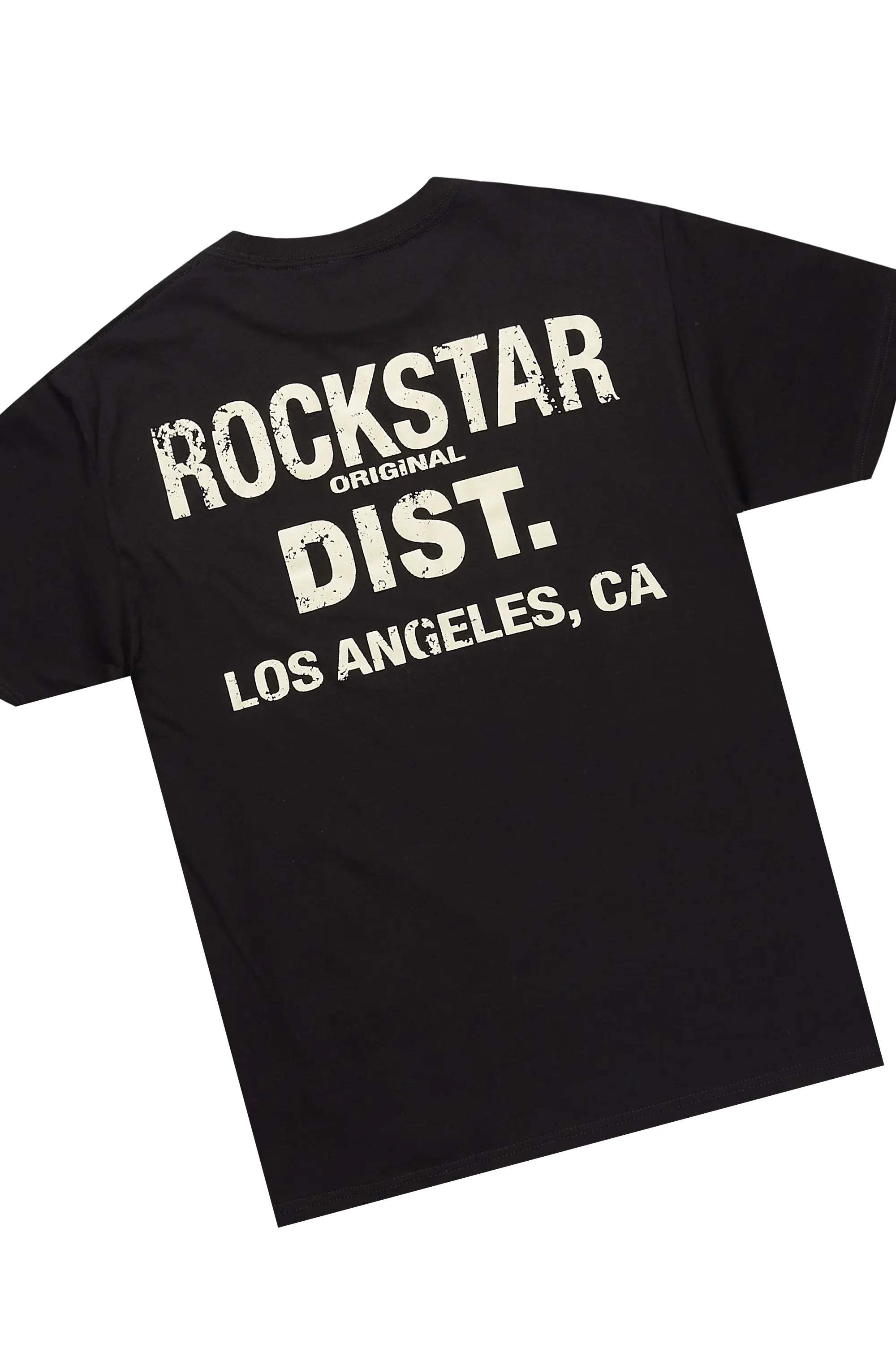 Lake Black/Beige T-Shirt/Tapestry Short Set