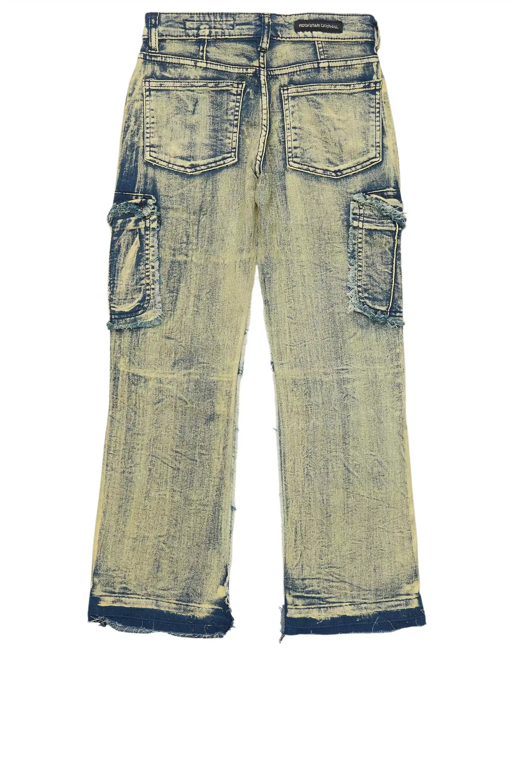 Boys Zarian Vintage Light Blue Cargo Jean