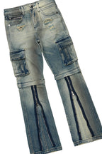 Boys Ponce White T-Shirt/Baggy Fit Jean Set