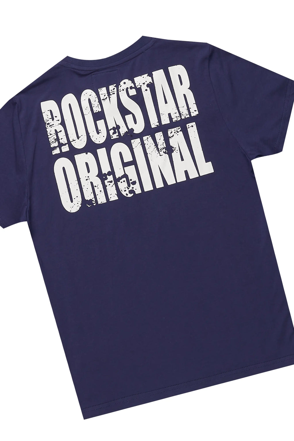 Boys Keve Navy T-Shirt Flare Sweat Pant Set