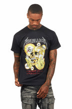 Metallica Shortest Straw Black/Red Graphic T-Shirt