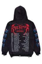 Ika Black Knit Hoodie