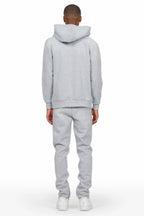 Rockstar Art Dist. Heather Grey Slim Fit track Set