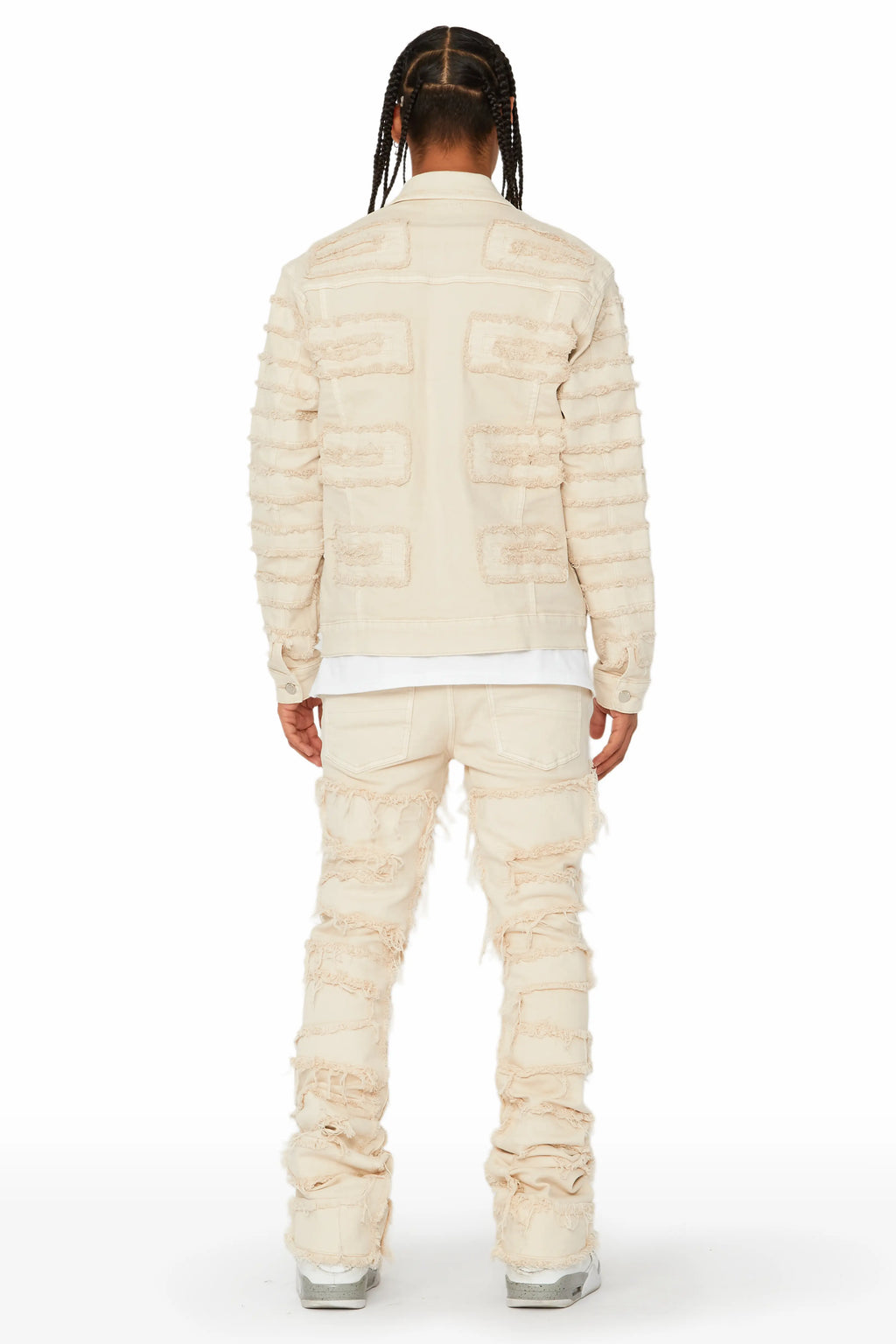 Shake Beige Denim Jacket