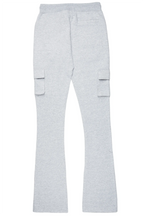 Boys Admir Heather Grey Stacked Flare Pant
