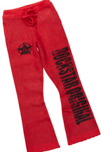 Boys Freedom White/Red T-Shirt/Stacked Flare Mohair Pant Set