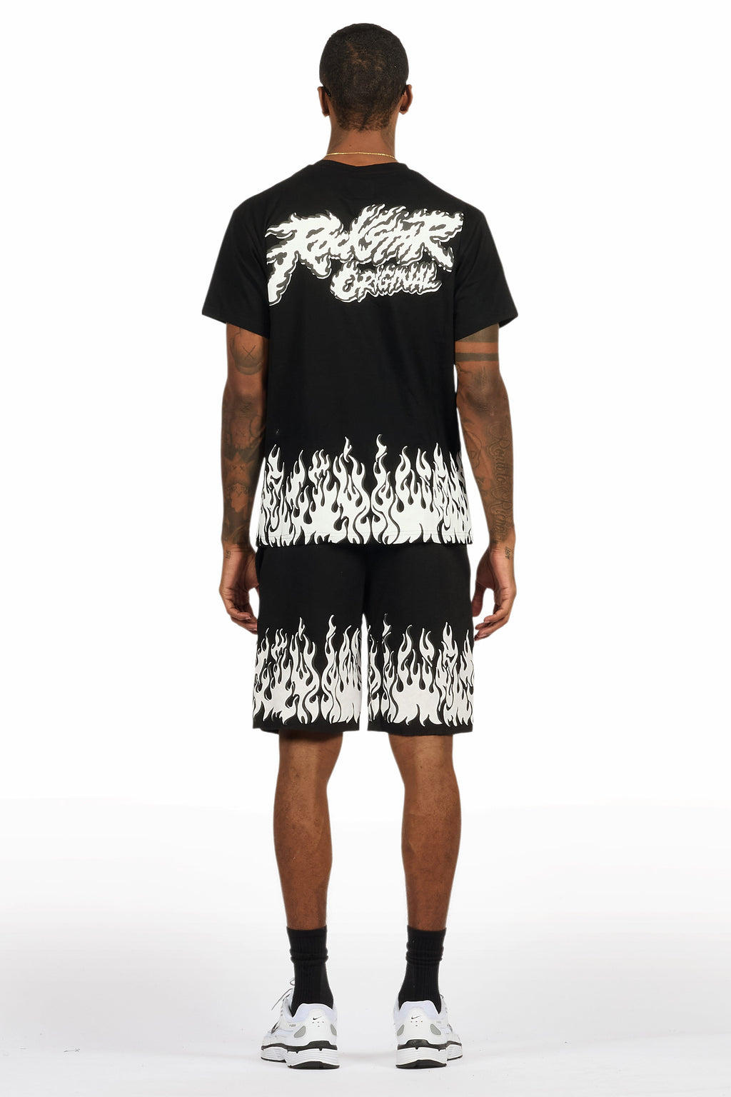 Bubble Black T-Shirt/Short Set