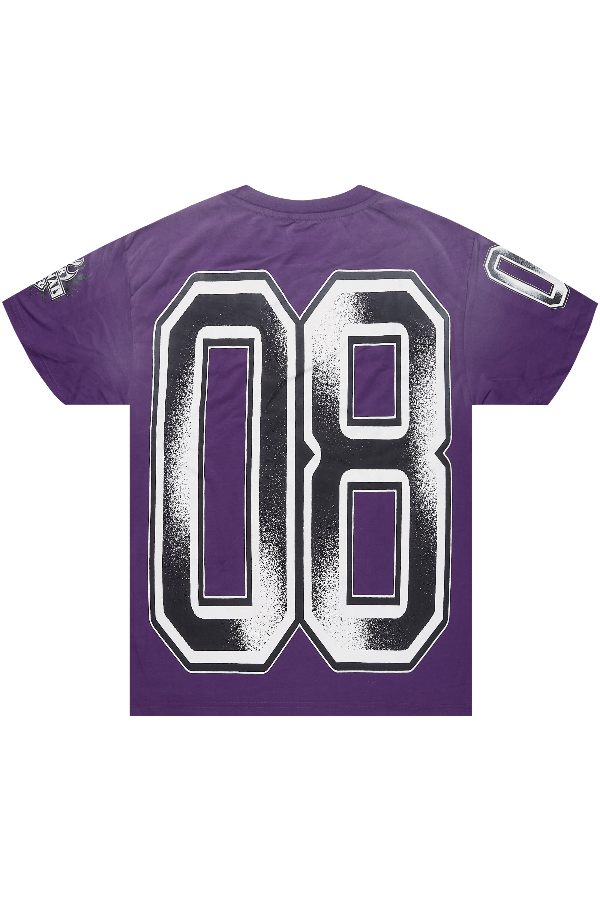 Alim Purple Oversized Graphic T-Shirt