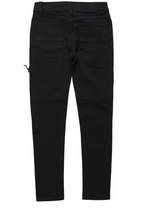 Boys Bolko Jet Black Frayed Slim Fit Jean