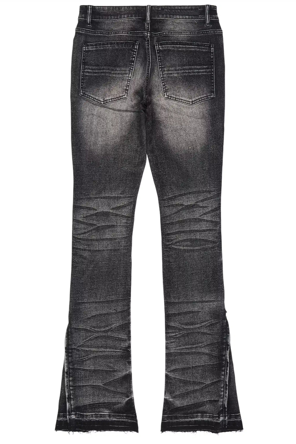 Jaymes Grey Stacked Flare Jean