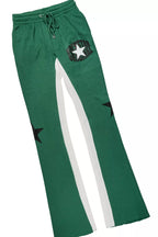 Sarge White/Green Hoodie/Stacked Track Set