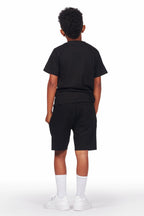 Boys Sana Black Short Set