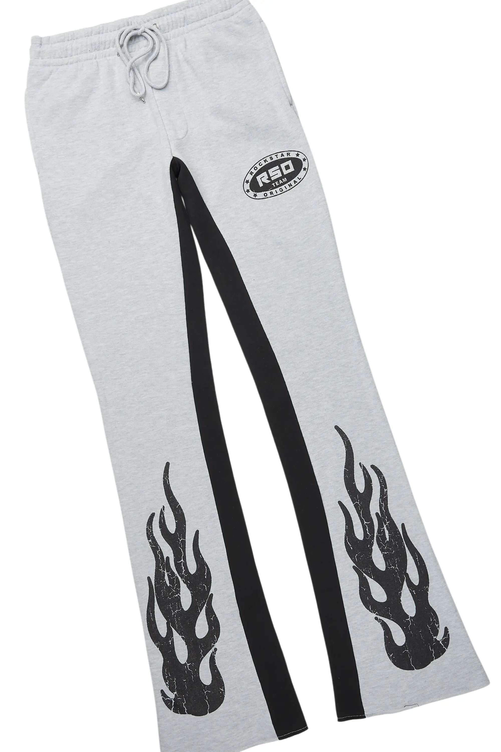 Amos Heather Grey Hoodie/Baggy Track Pant Set