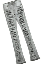 Edem Black/Grey T-Shirt Stacked Flare Jean Bundle