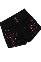 Girls Mura Black T-Shirt/Denim Short Set