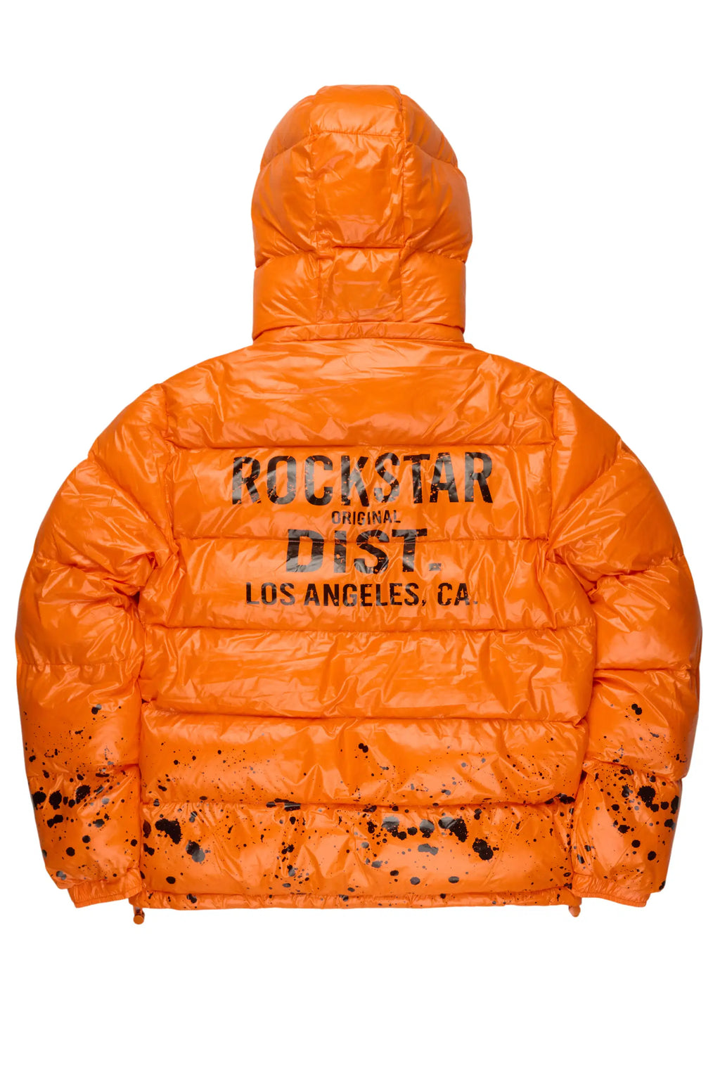Raffer Orange Heavy Puffer Jacket