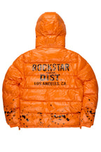 Raffer Orange Heavy Puffer Jacket