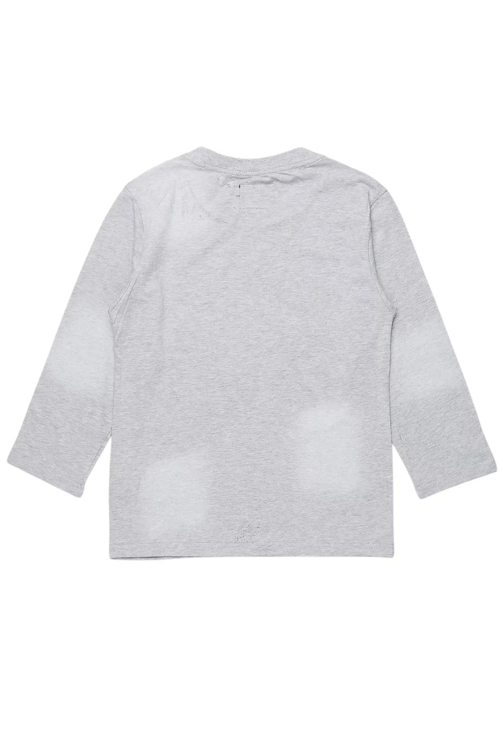 Boys State L/S  Heather Grey Graphic T-Shirt with Patch