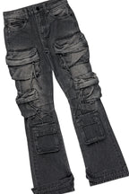 Boys White Lambo T-Shirt/Baggy Fit Jean Set