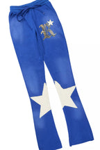 Delgera White/Royal Blue T-Shirt Trackset