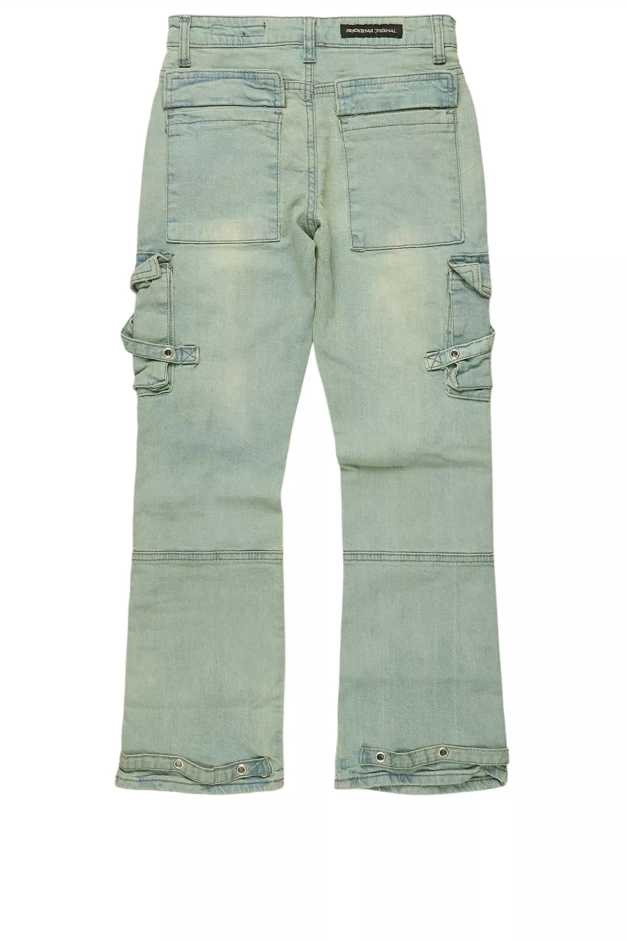 Boys Iggy Ice Blue Flare Jean