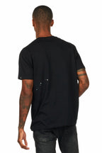 Filip Black/White Graphic Oversized T-Shirt