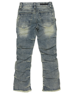 Boys Gentry Tint Blue Stacked Flare Jean