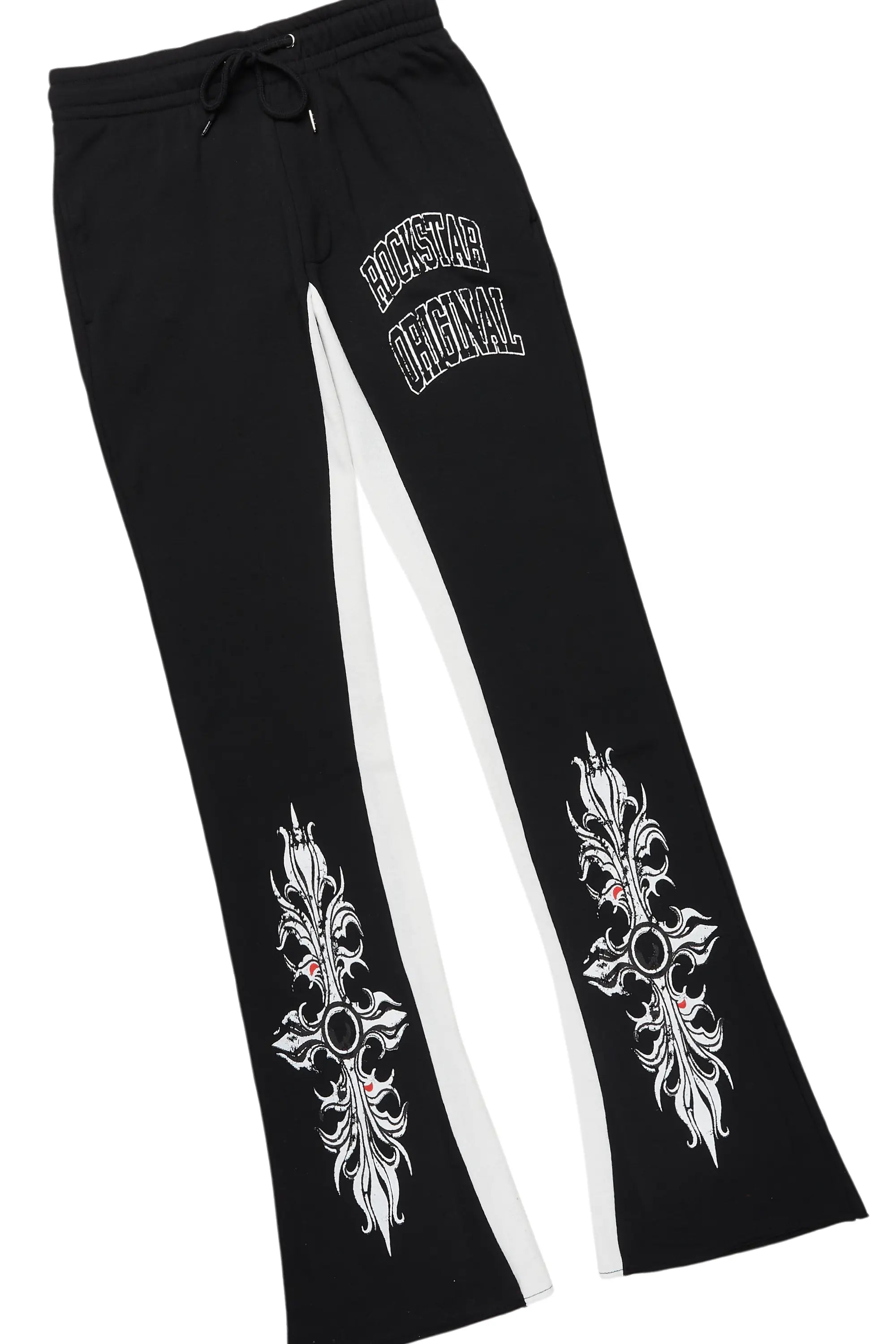 Akio Black Hoodie/Baggy Track Pant Set