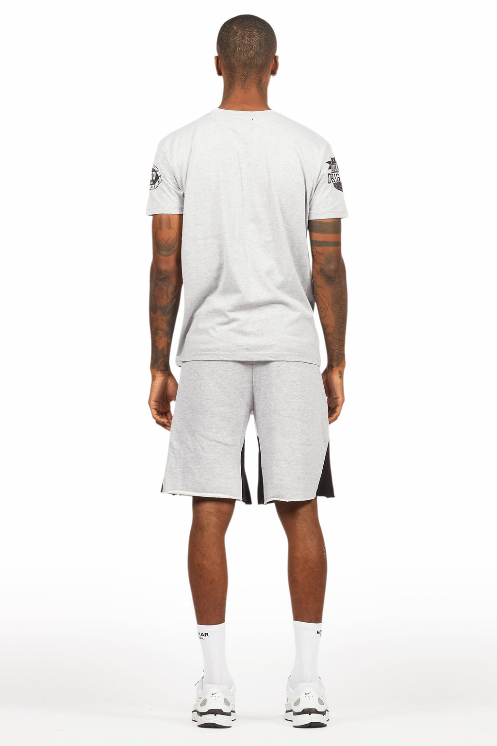 Amos Heather Grey T-Shirt/Short Set
