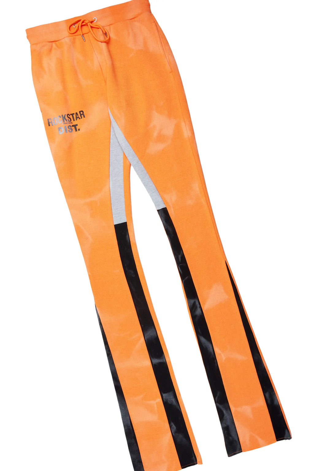 Nelly Orange Hoodie/Super Stacked Flare Pant Set