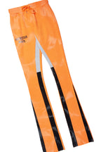 Nelly Orange Hoodie/Super Stacked Flare Pant Set