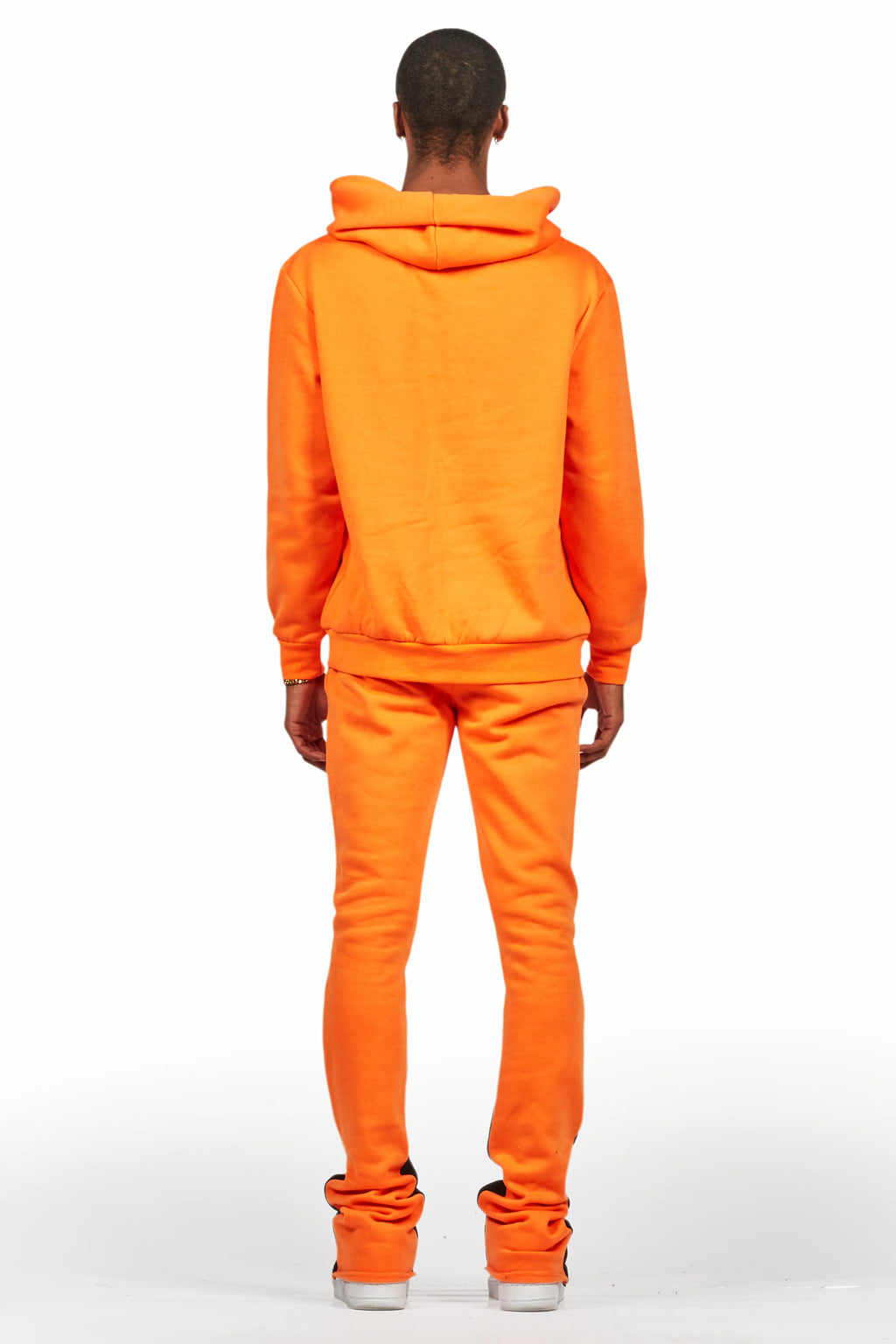 States Orange Hoodie Stacked Flare Track Set