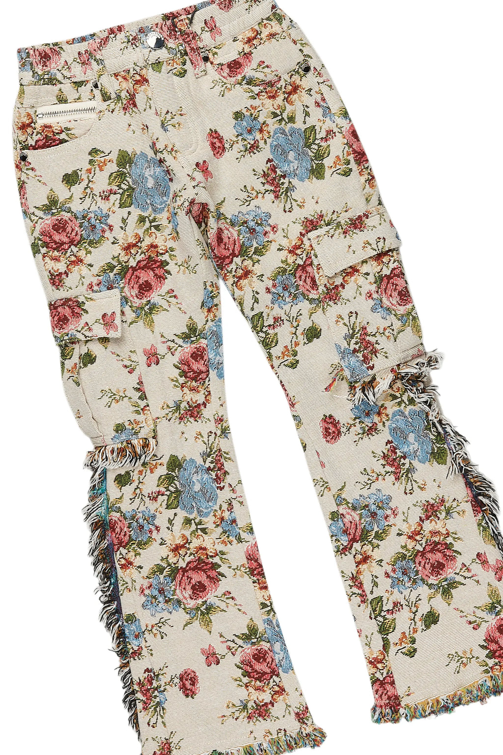 Boys Tadashi White T-Shirt/Stacked Flare Jean Set