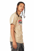 Draven Beige Graphic T-Shirt