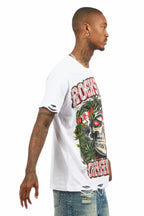 Hyzon White Oversized Graphic T-Shirt