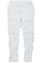 Achilles White Raw Edge Skinny Fit Jean