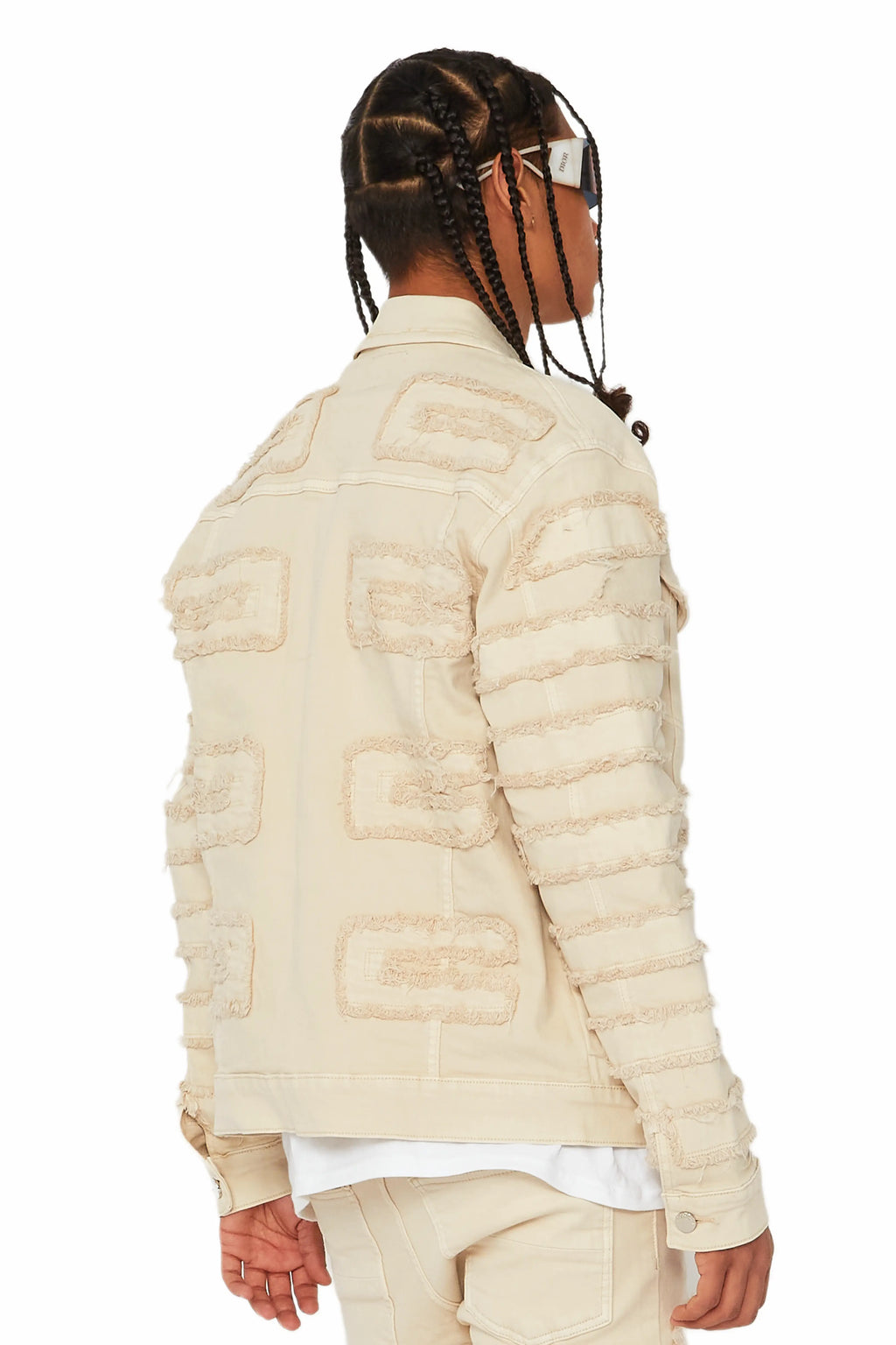 Shake Beige Denim Jacket