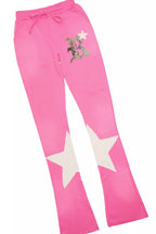 Delgera White/Pink T-Shirt Trackset