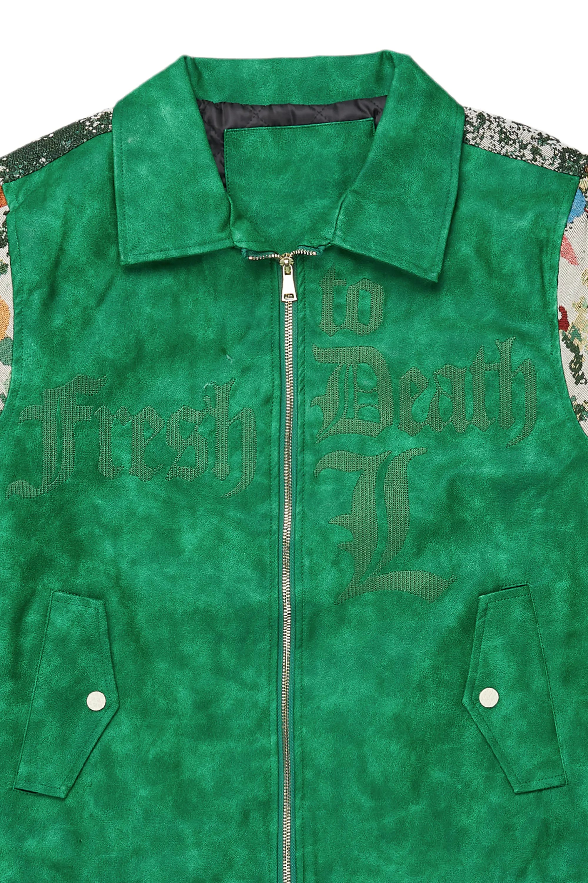 Cargan Green Tapestry Jacket
