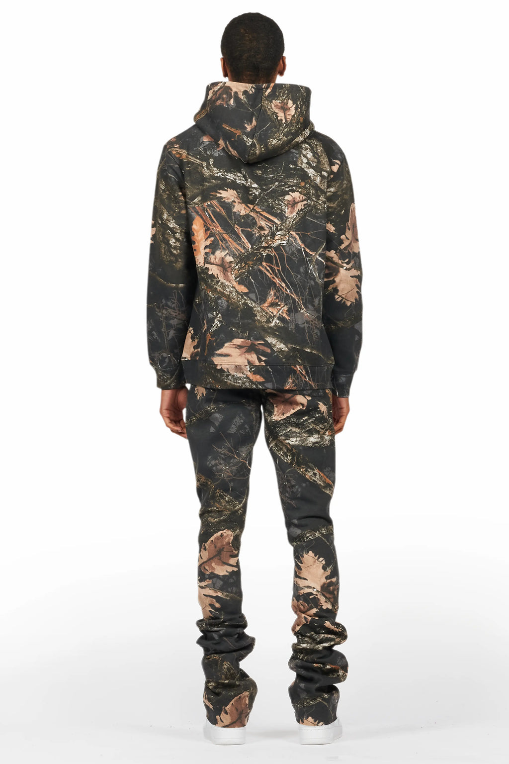 Tabby Black Graphic Stacked Flare Track Set