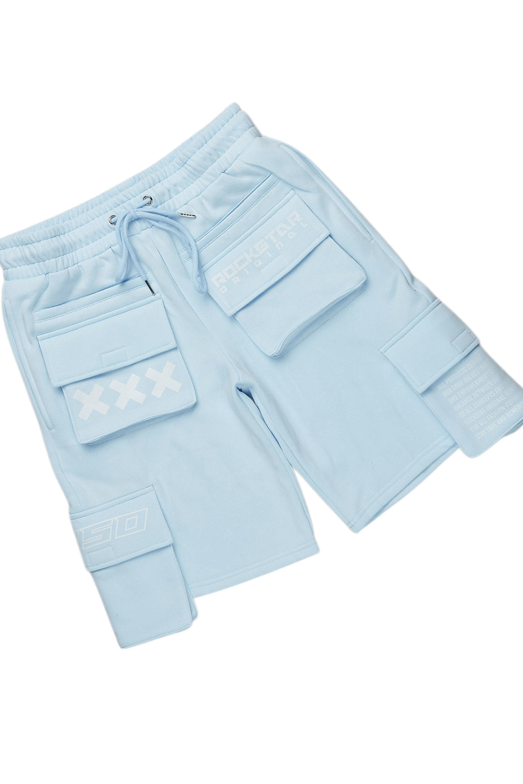 Jash Baby Blue/White Short Set