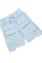 Jash Baby Blue/White Short Set