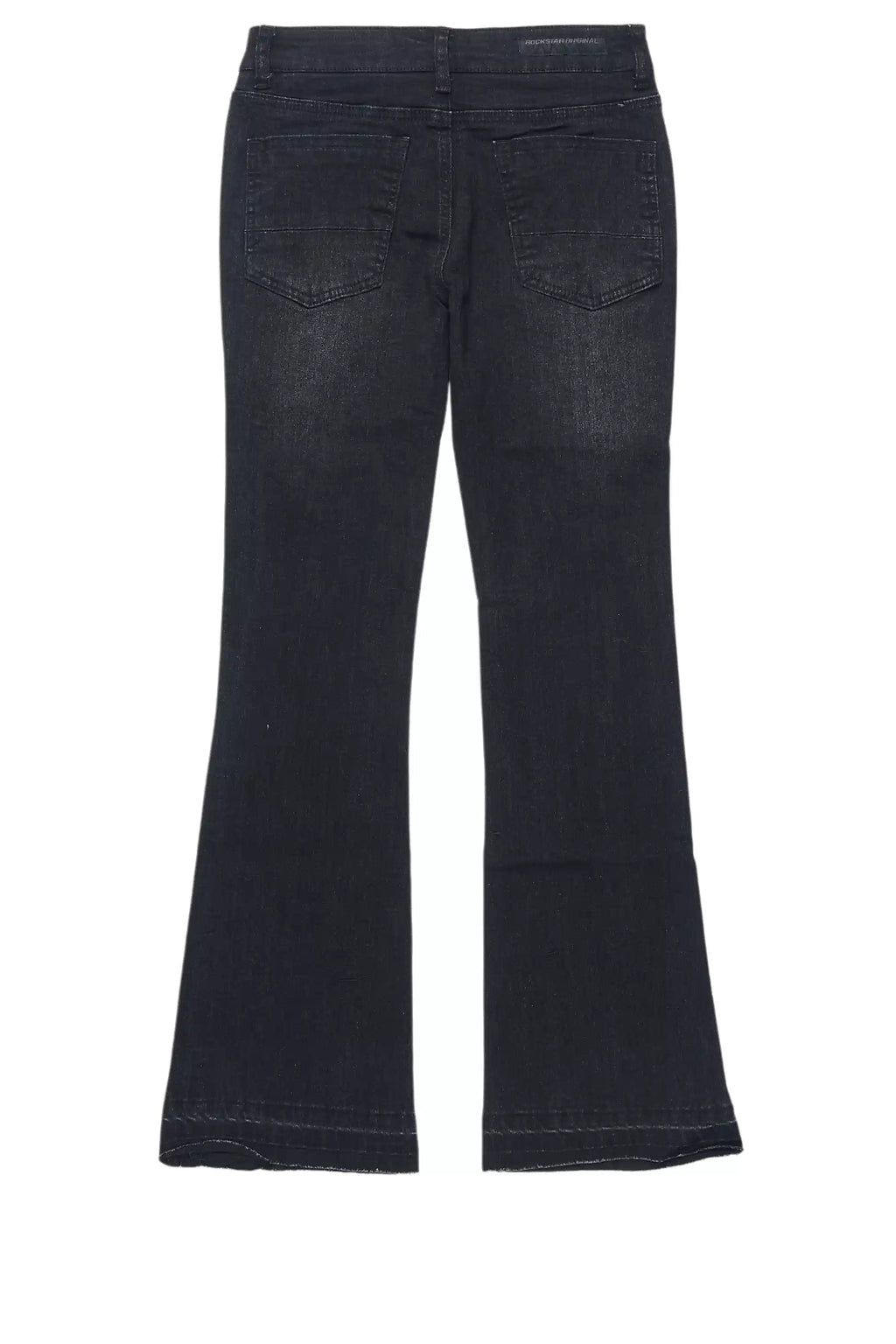 Boys Stellan Black Stacked Flare Jean
