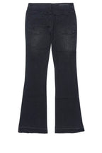 Boys Stellan Black Stacked Flare Jean