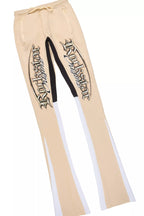 Kyce Beige/Black Hoodie/Super Stacked Track Set