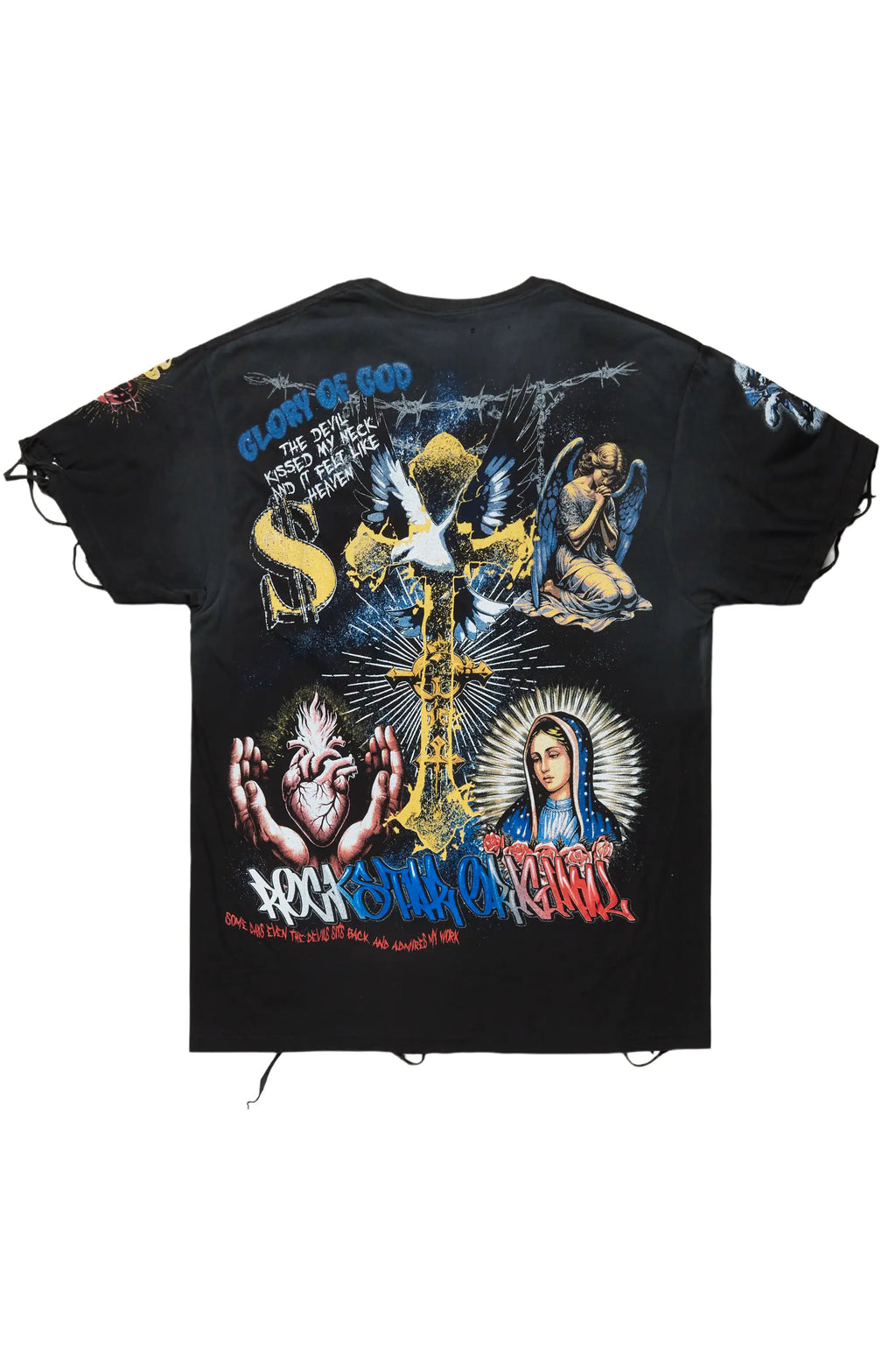 Talisa Black Oversized T-Shirt