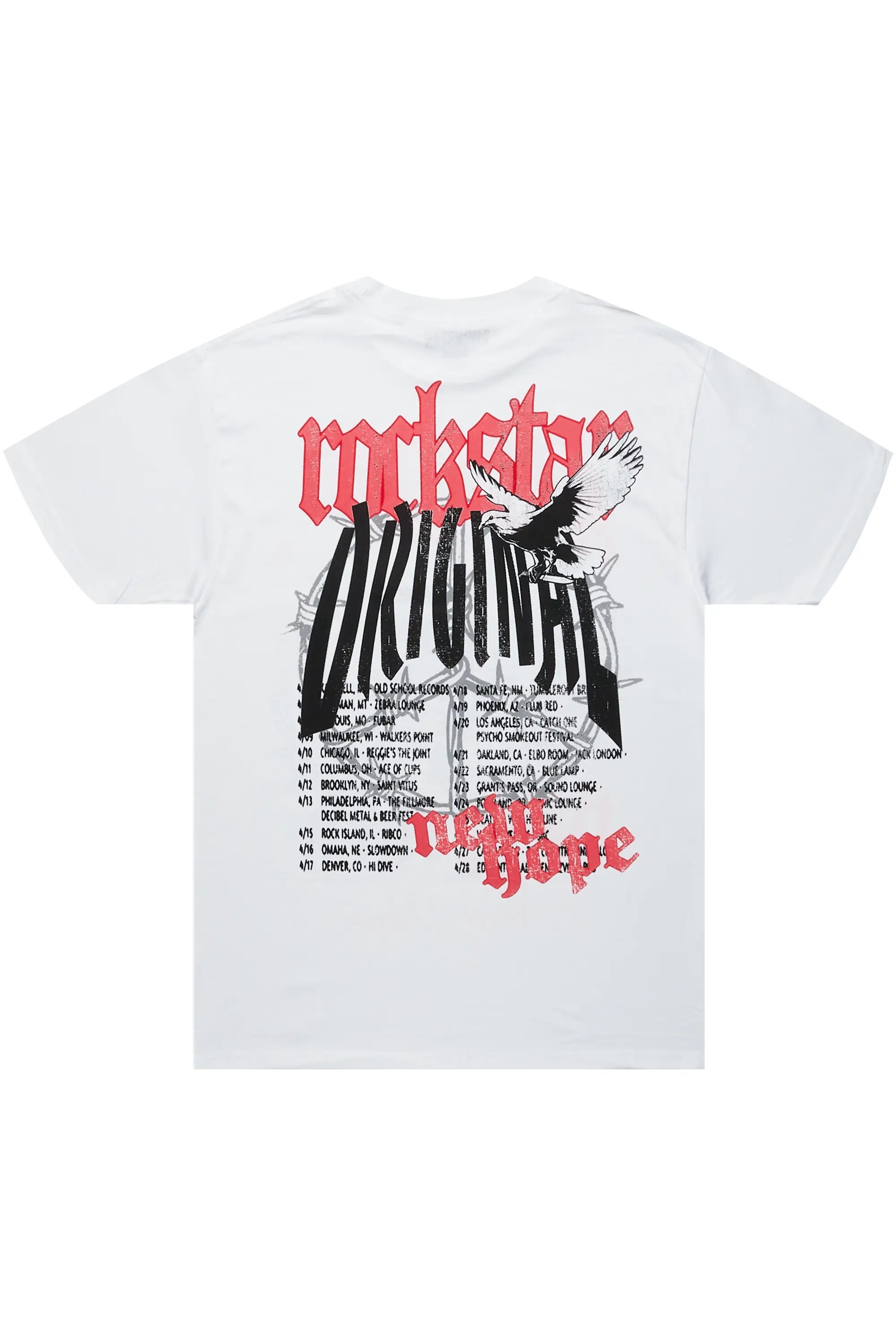 Burial White Graphic T-Shirt